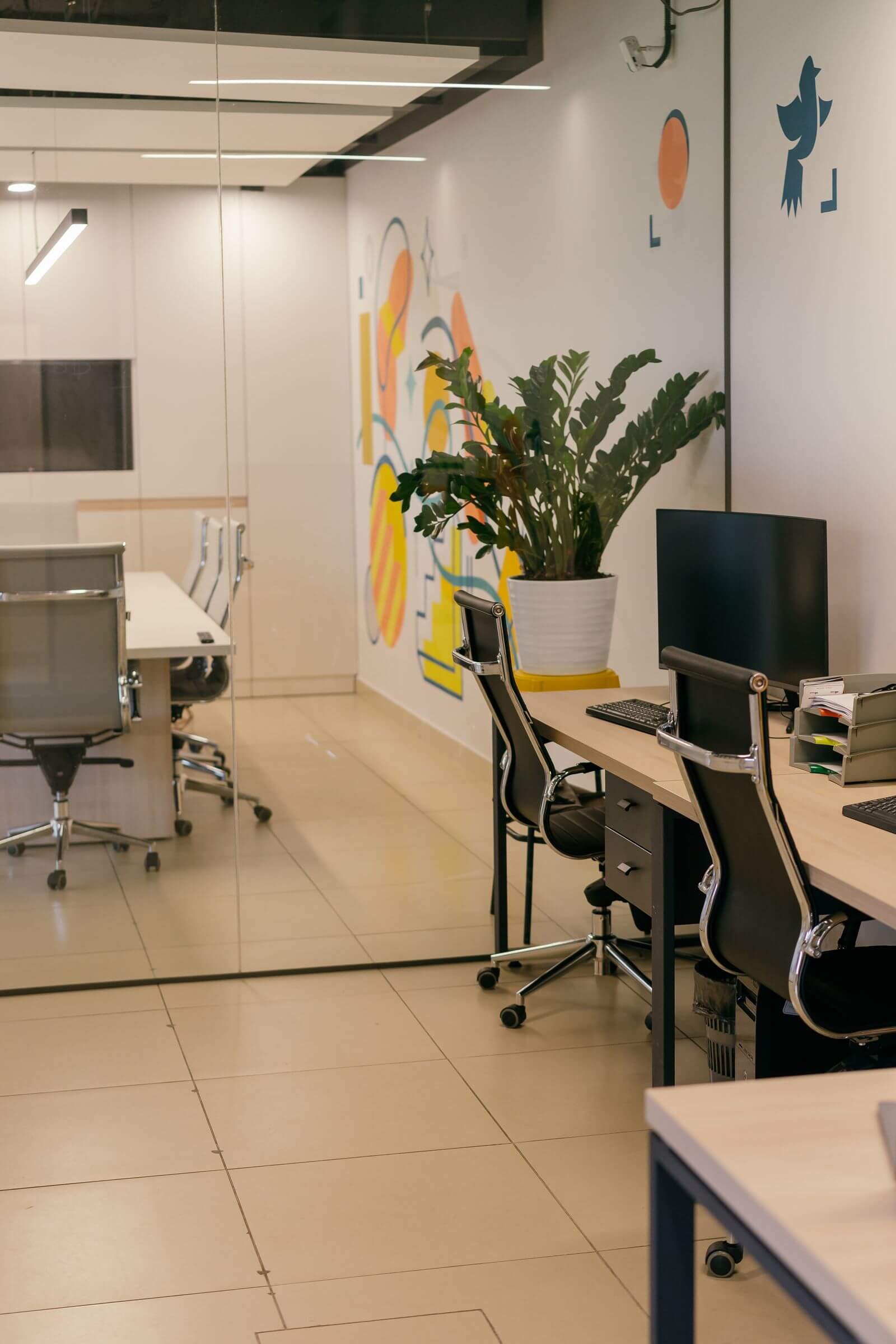 Contemporary office and meeting space designed for collaboration
