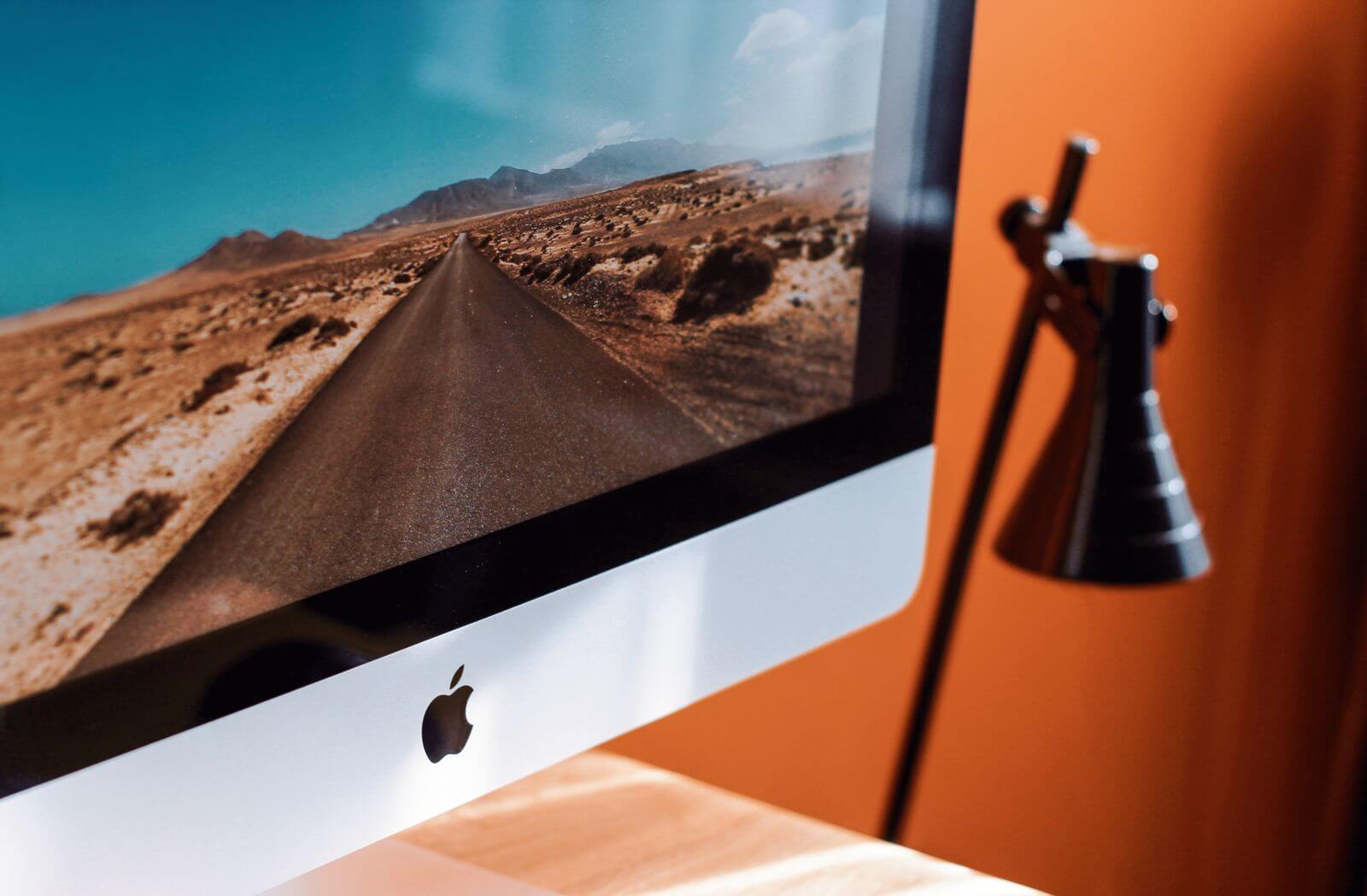 Modern digital product design workspace with a desktop computer